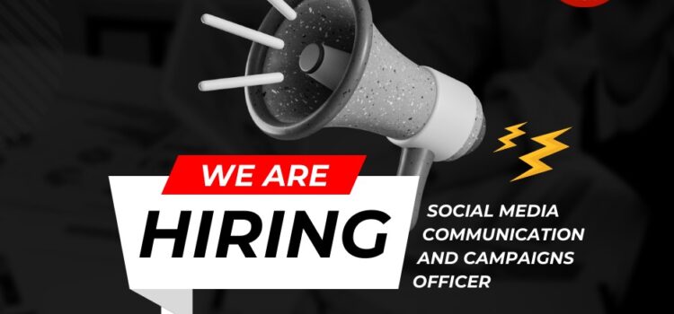 We Are Hiring! – Social Media Officer